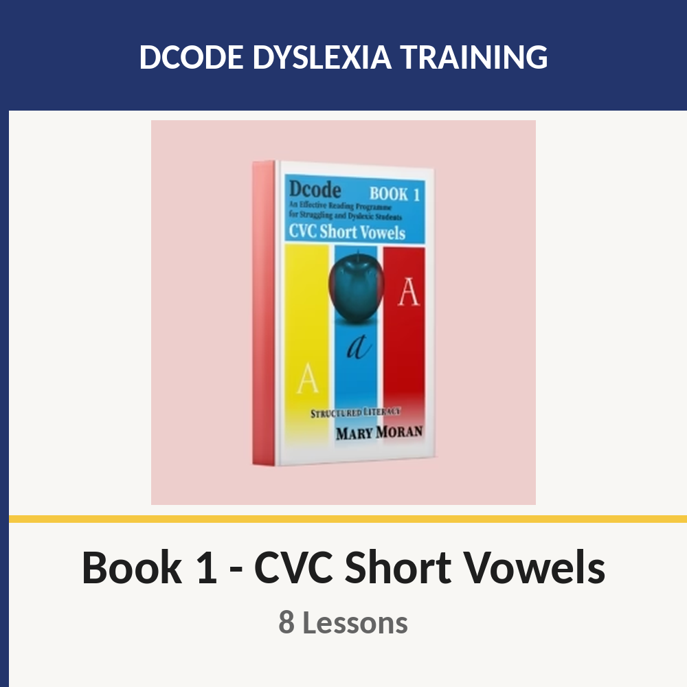 Dcode Book 1: CVC Short Vowels Training