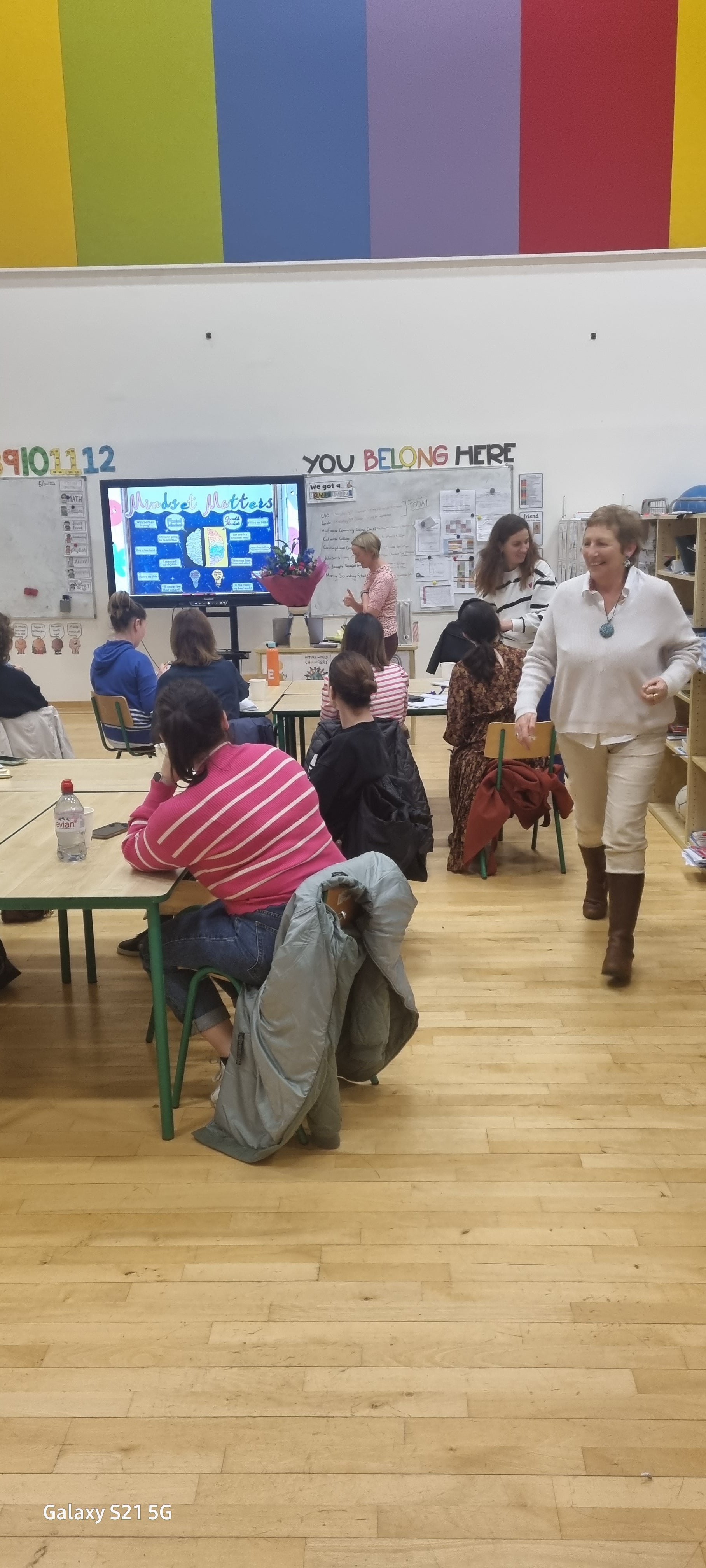 Scene from the course on a thursday evening