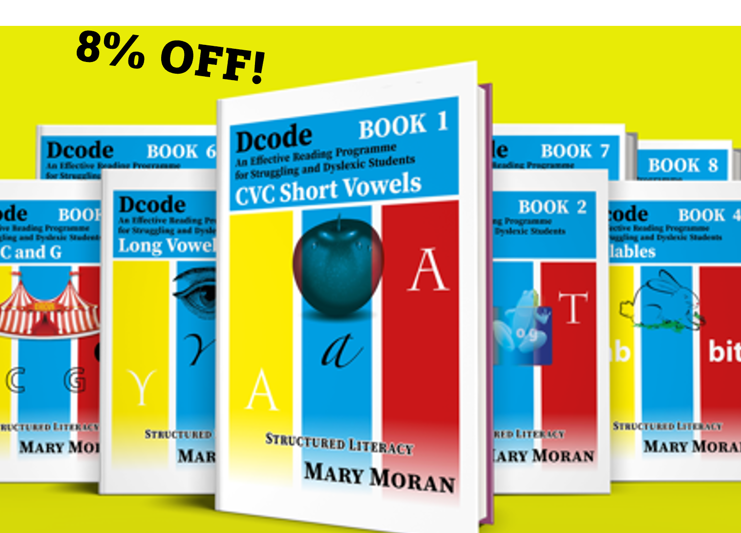 D Code Books Complete Dcode Set – Books 1 to 8 for Schools | Dcode Dyslexia ...