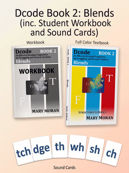 Dcode Book 2: Blends (inc. Student Workbook and Sound Cards)