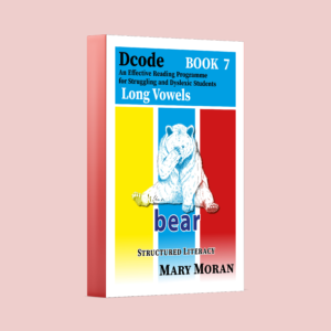 Guaranteed to work for Struggling Readers! Dcode Book 7 - Long Vowels; an advanced structured literacy text.