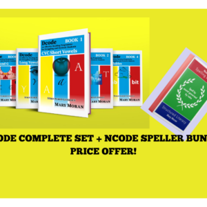 For schools with struggling readers. Sale offer on the Dcode/ Ncode book's bundle